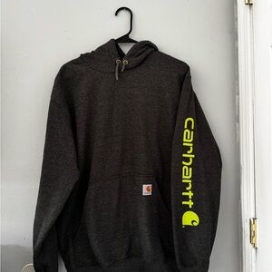 Carhartt Heather Gray Loose Fit Hoodie